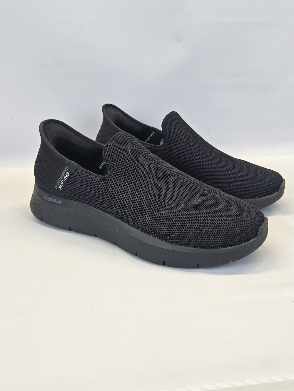 Skechers Hands Free Slip-Ins Comfort Sneakers Shoes Black Mens 11 Mesh